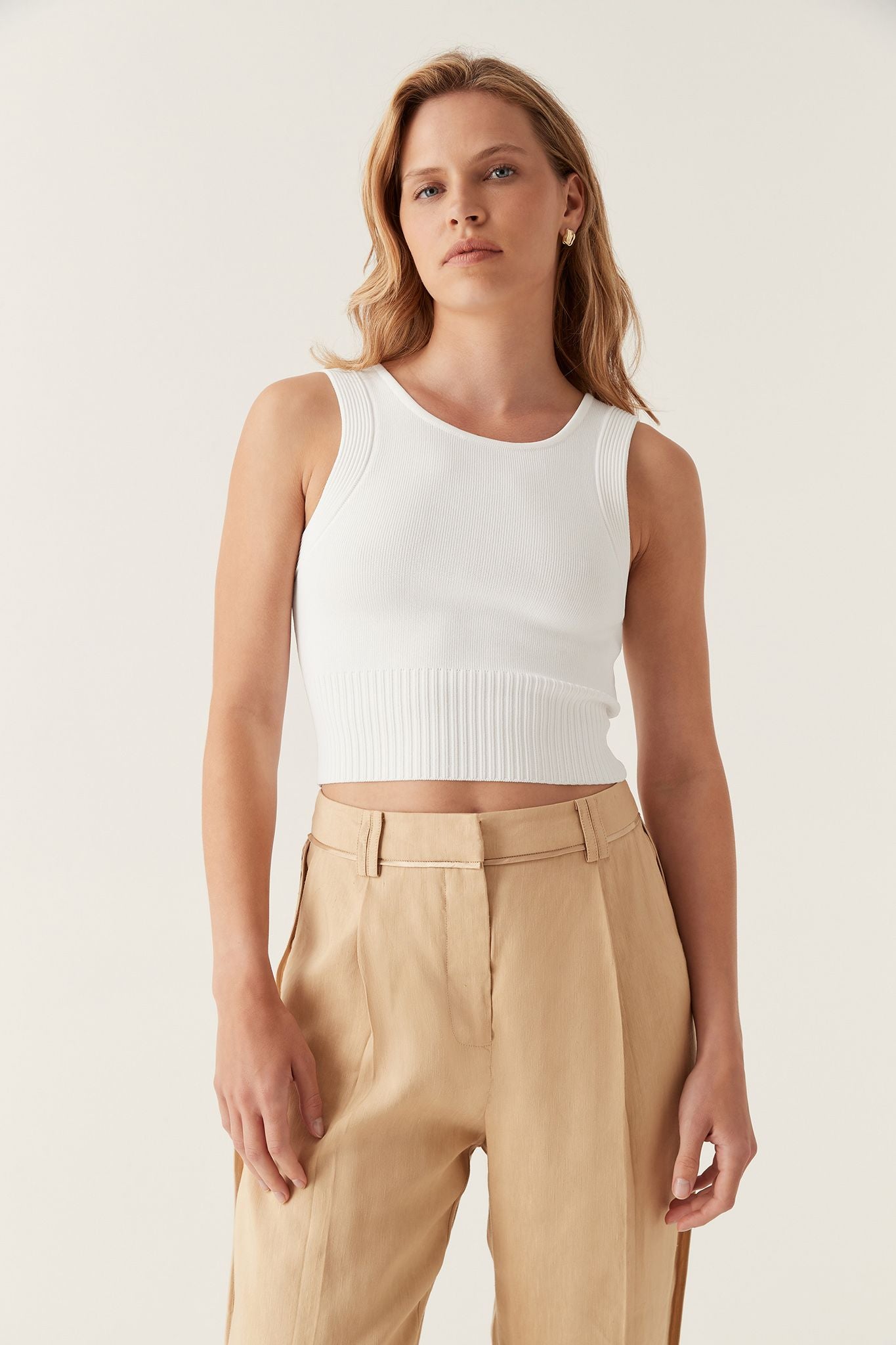 Saoirse Scoop Back Neck Top