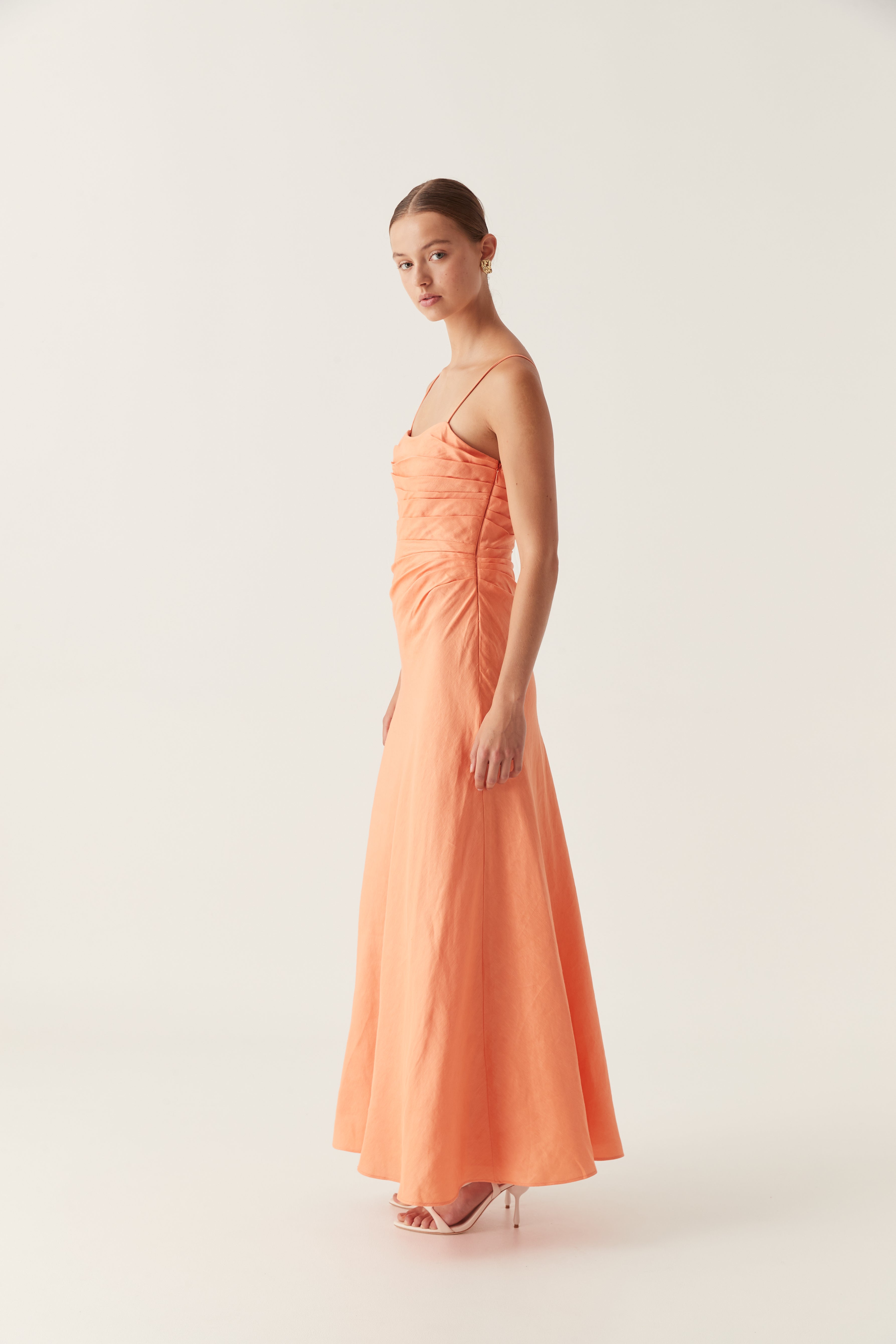 Clarice Draped Maxi Dress