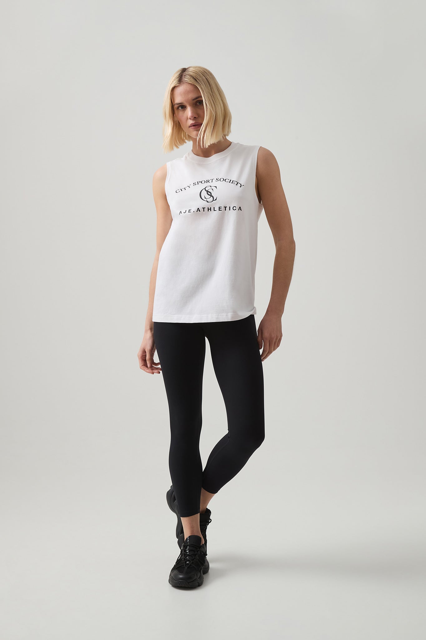 Longline Logo Tank