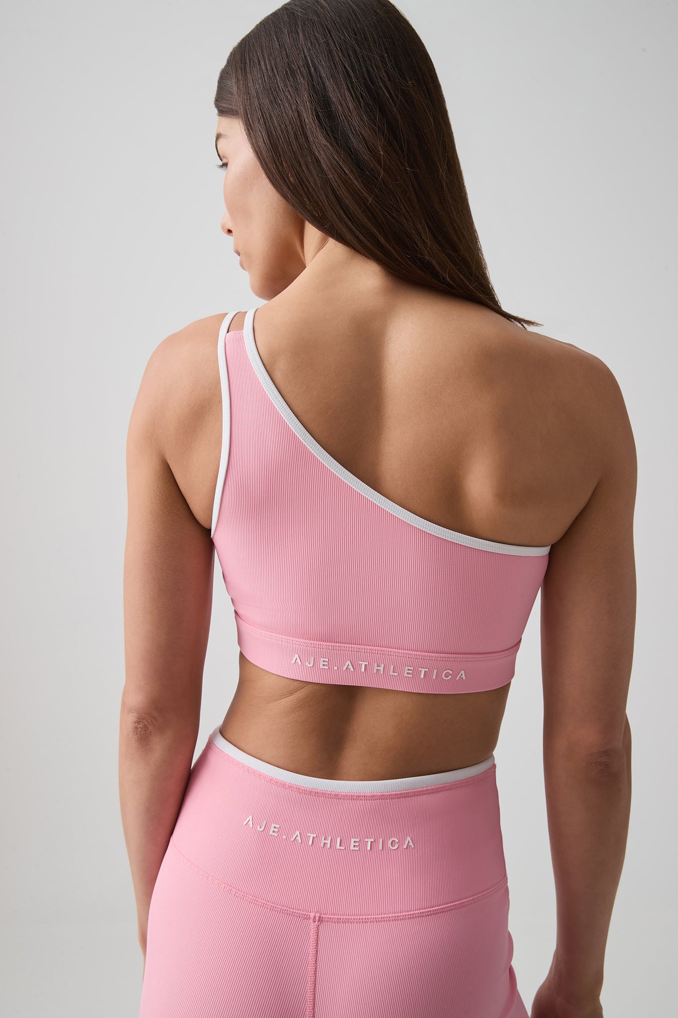 Asymmetric Ribbed Sports Bra 390