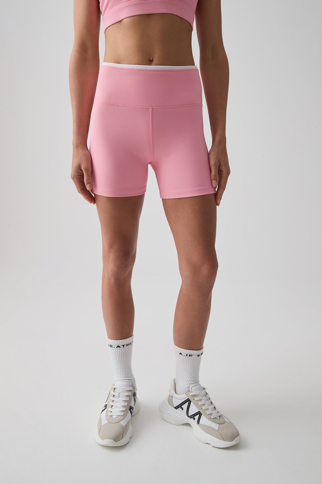 Ribbed Short Length Bike Short 605