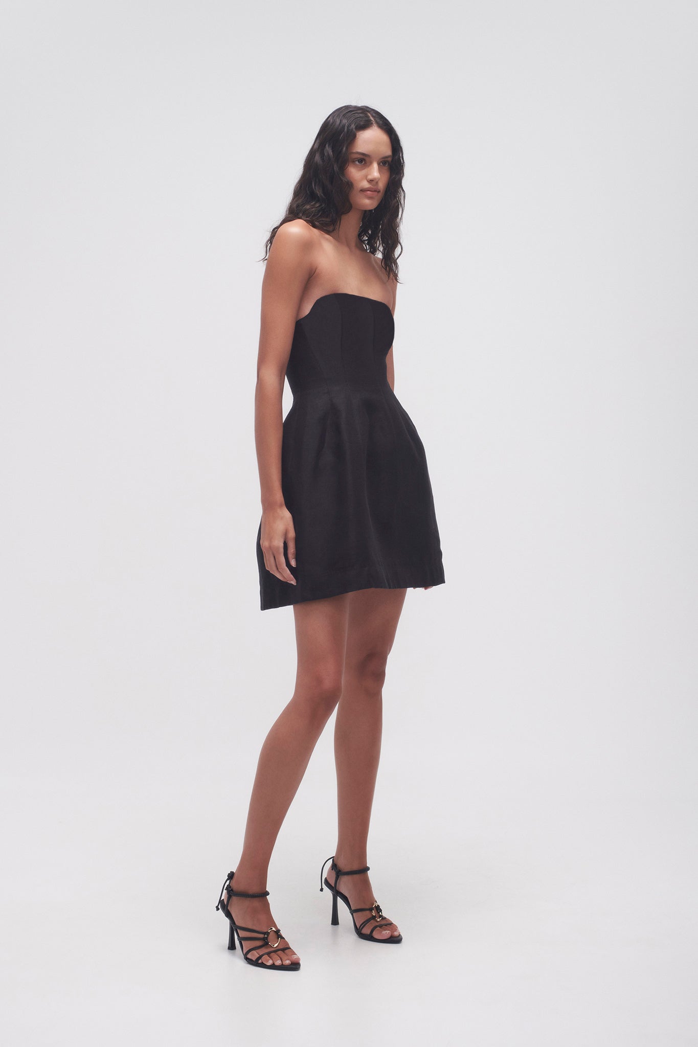 Baret Strapless Mini Dress | Black | Aje – Aje World