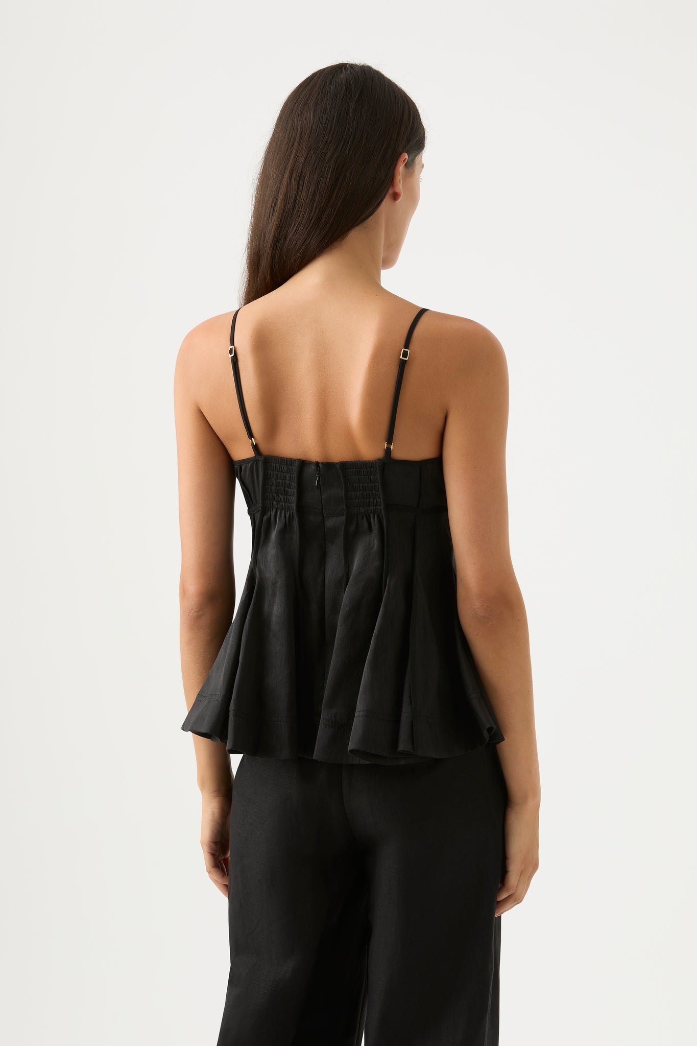 Journelle Women's Celine Open Back Cami Tank Top In Black, Size Small :  Target