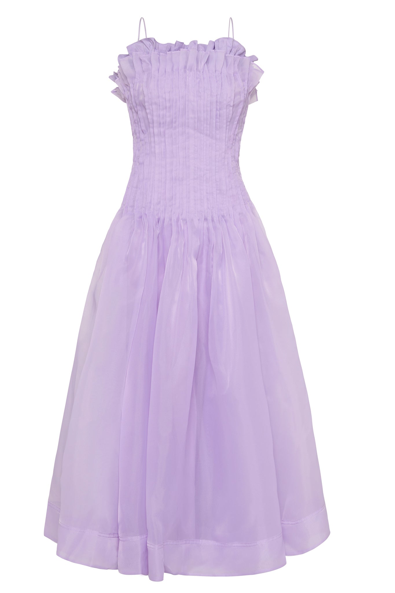 Horizon Pintucked Midi Dress | Lilac | Aje – Aje World