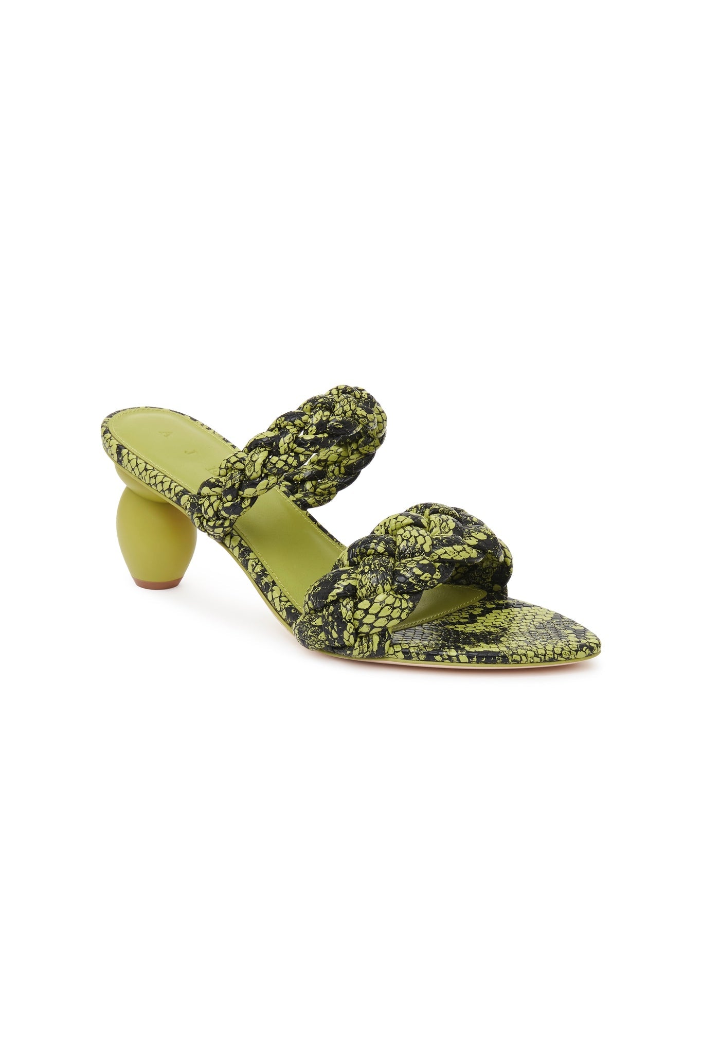 Green snake deals print sandals