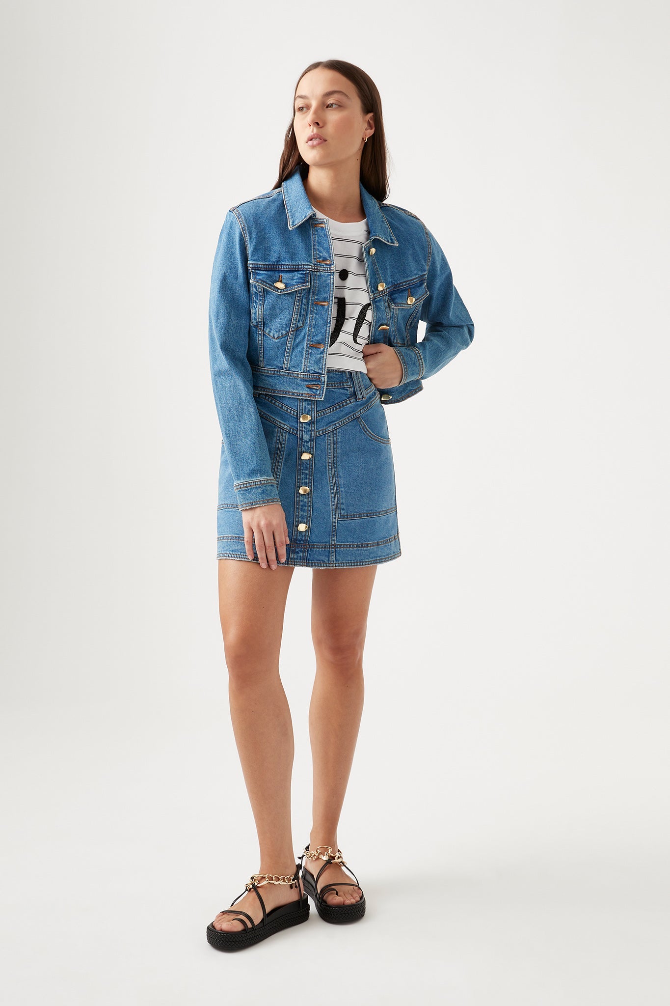 Coda Denim Cropped Jacket