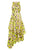 Pelicano Citrus Bloom Racer Asymmetric Tiered Dress