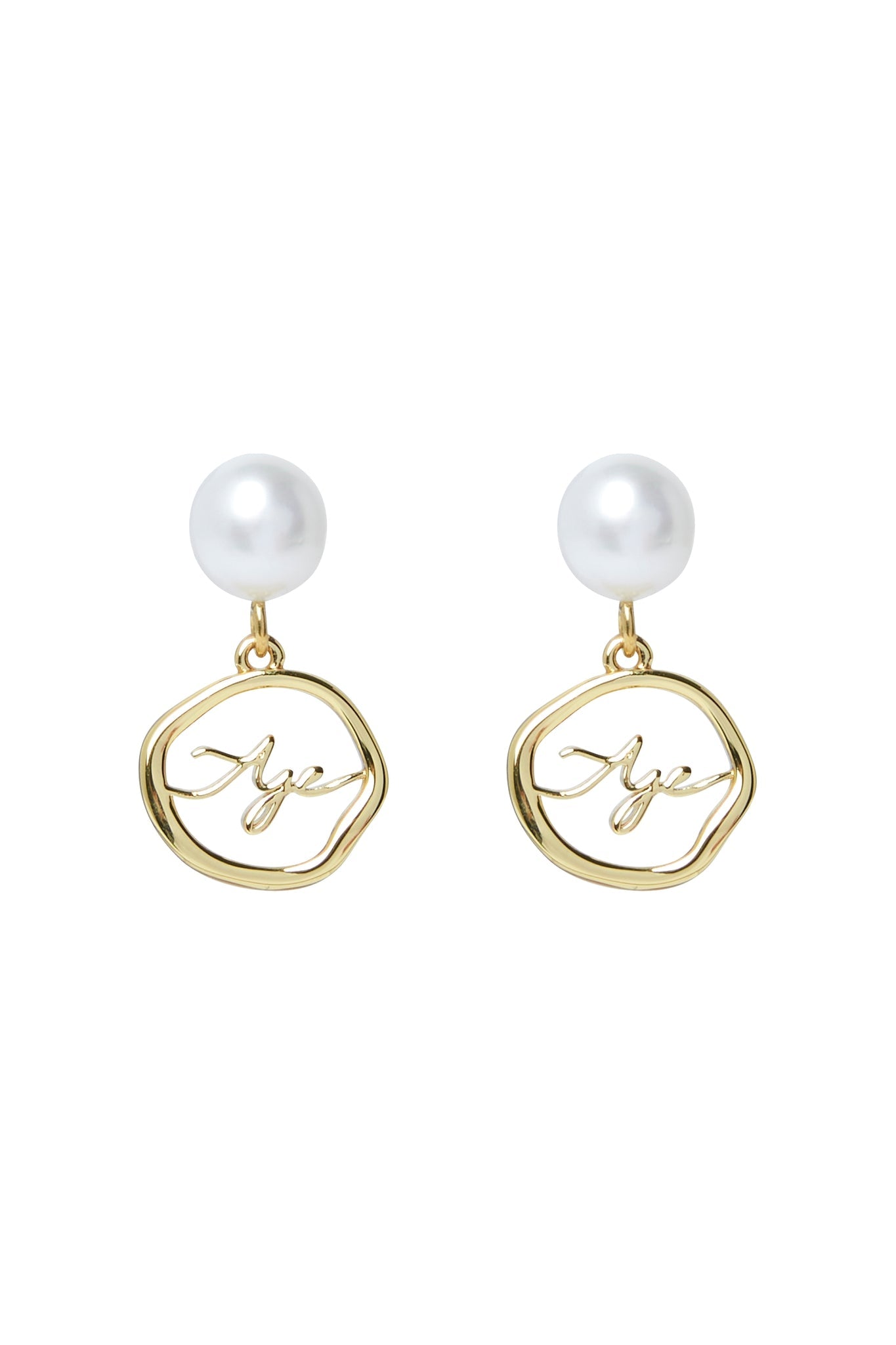 Fleur Pearl Drop Earring