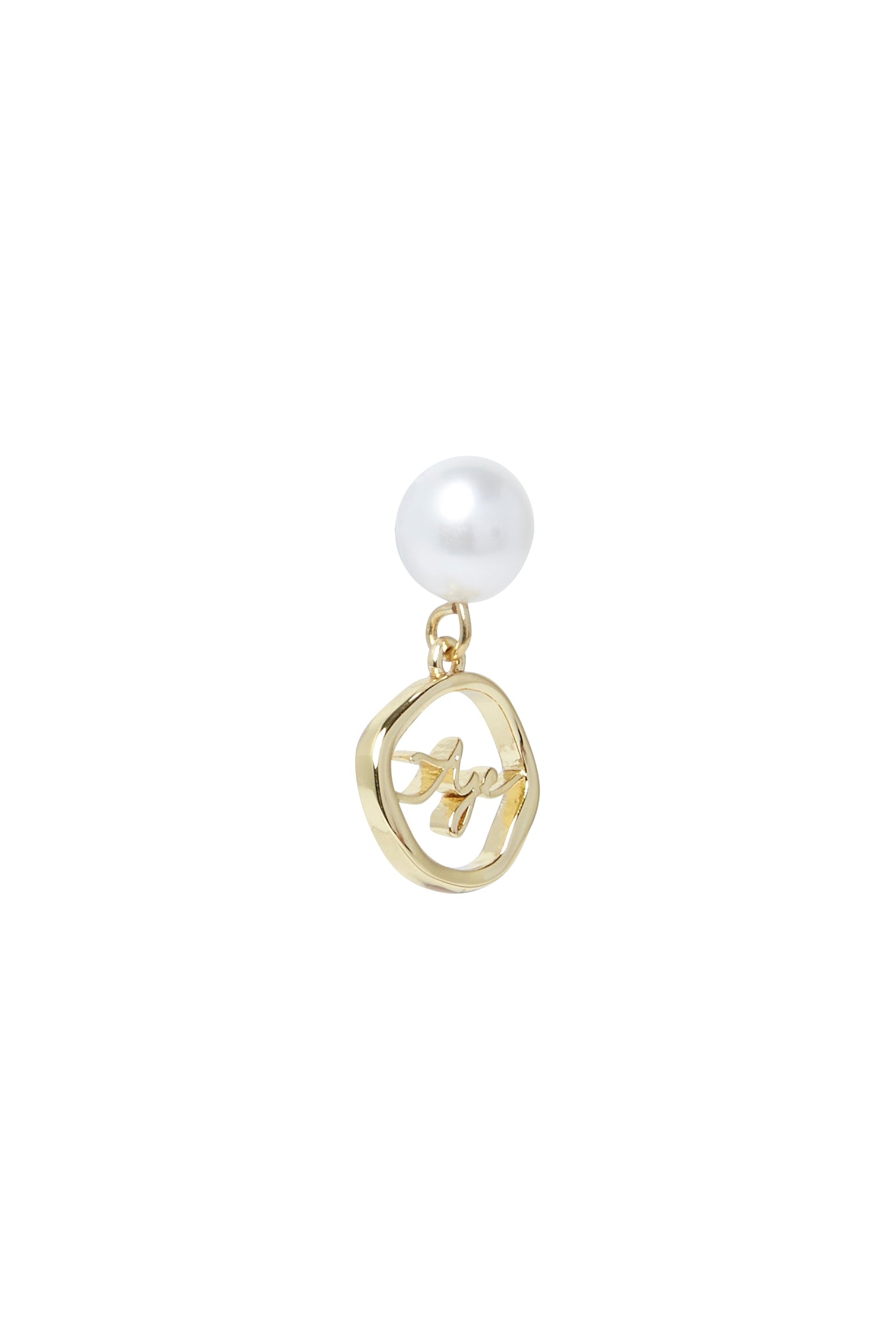 Fleur Pearl Drop Earring