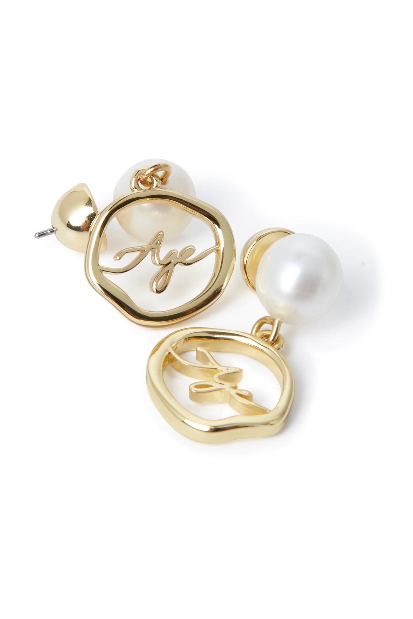 Fleur Pearl Drop Earring